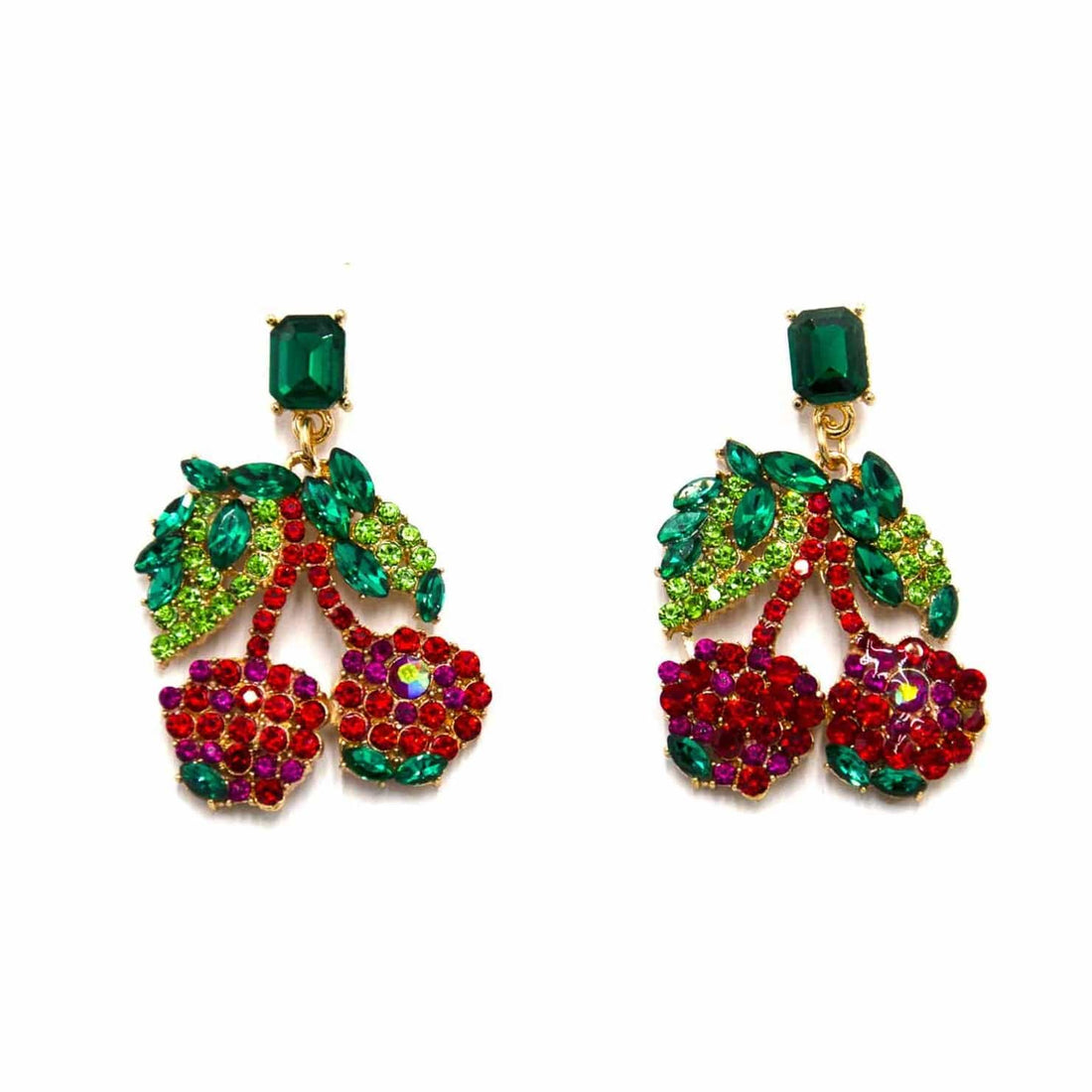 Palestro Milano Orecchini Cherry di zirconi