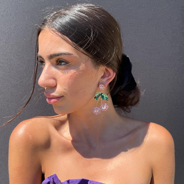 Palestro Milano Orecchini Cherry Preziose