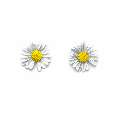 Palestro Milano Orecchini Classic white Margherite mini