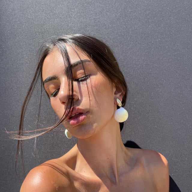 Palestro Milano Orecchini Conchiglie vere