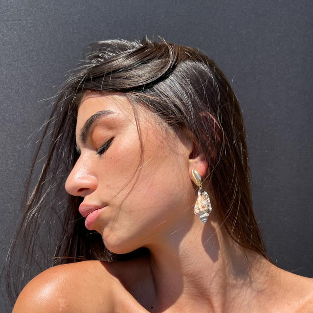 Palestro Milano Orecchini Conchiglie vere