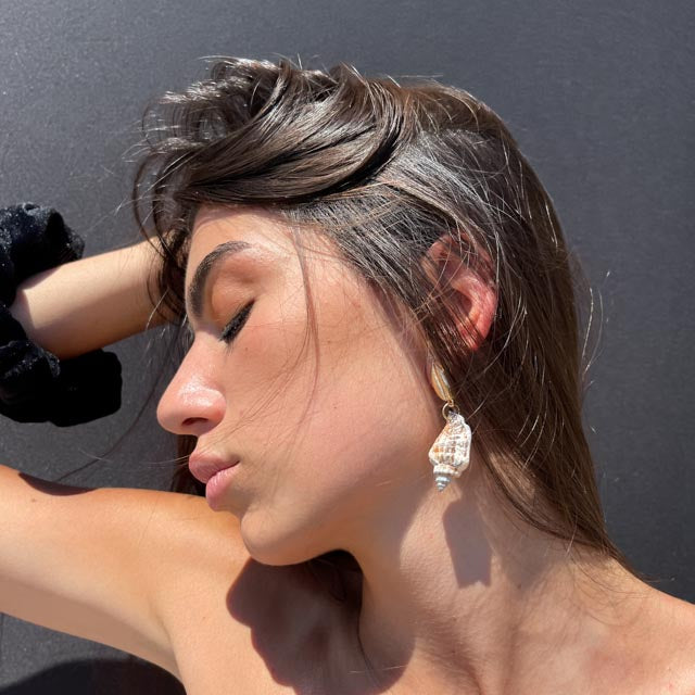 Palestro Milano Orecchini Conchiglie vere