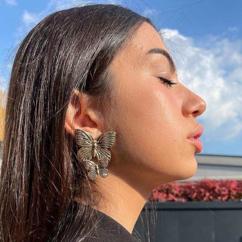 Palestro Milano Orecchini Coppia di Farfalle