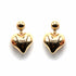 Palestro Milano Orecchini Cuore Big Gold