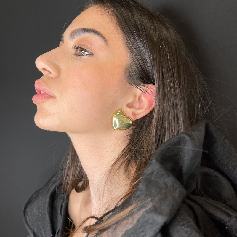 Palestro Milano Orecchini Cuore d&