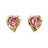 Palestro Milano Orecchini Cuore pietra pink