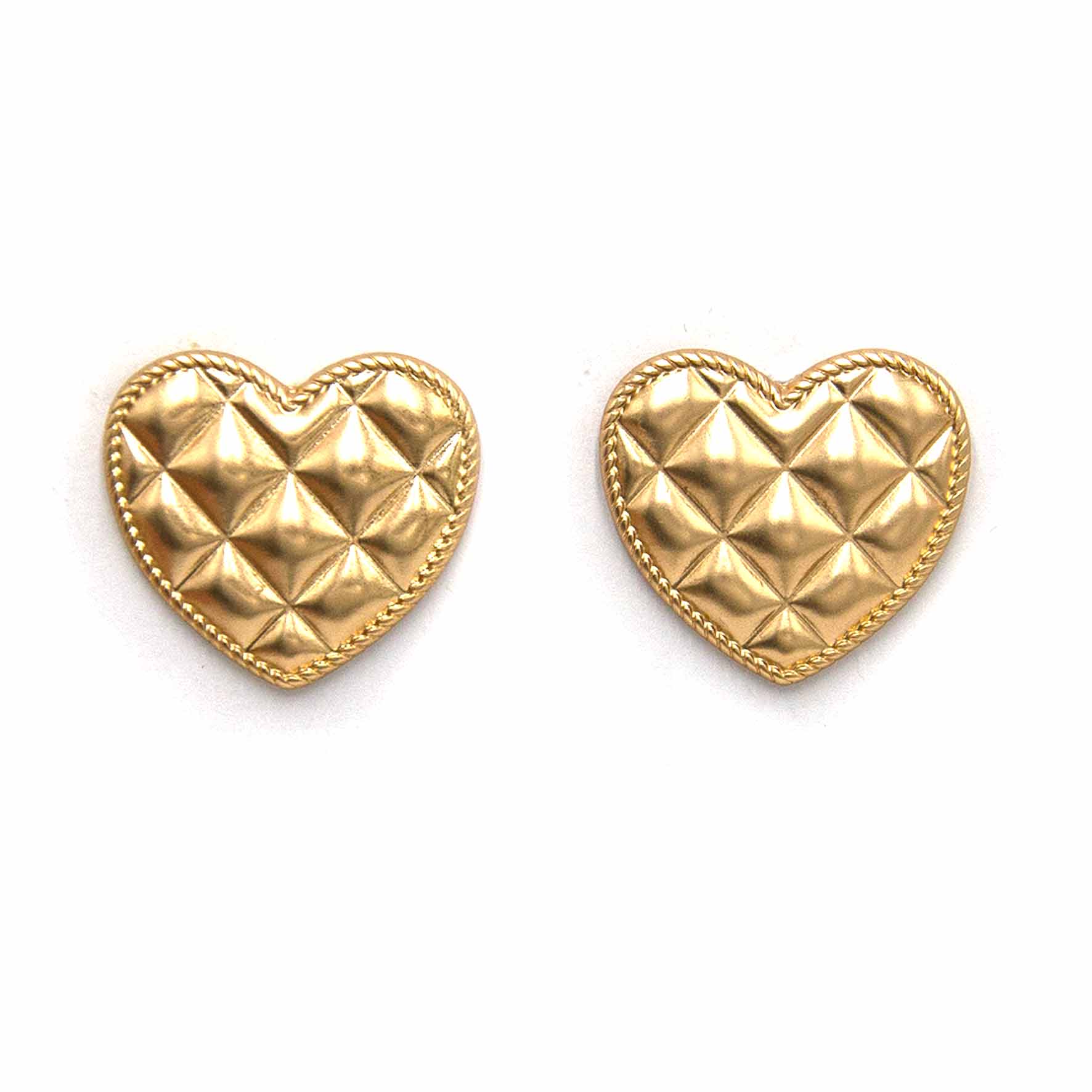 Palestro Milano Orecchini Cuore trapuntato