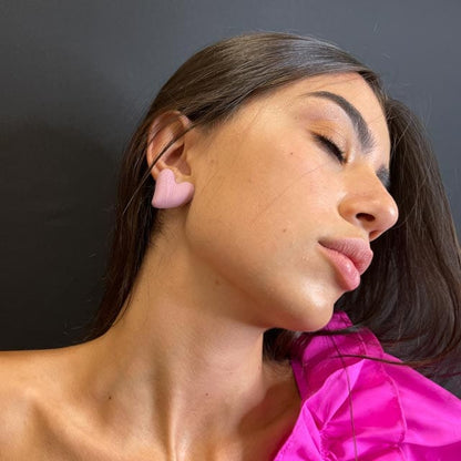 Palestro Milano Orecchini Cuoricini Colorati