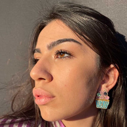 Palestro Milano Orecchini Cupcake