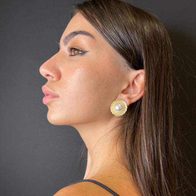 Palestro Milano Orecchini Dafne tondo