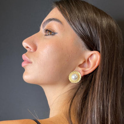 Palestro Milano Orecchini Dafne tondo