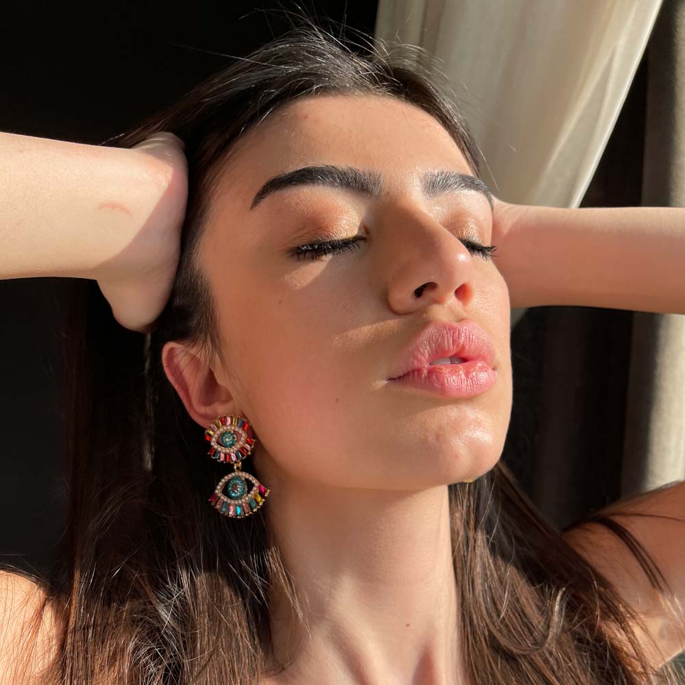 Palestro Milano Orecchini Doppi Occhi