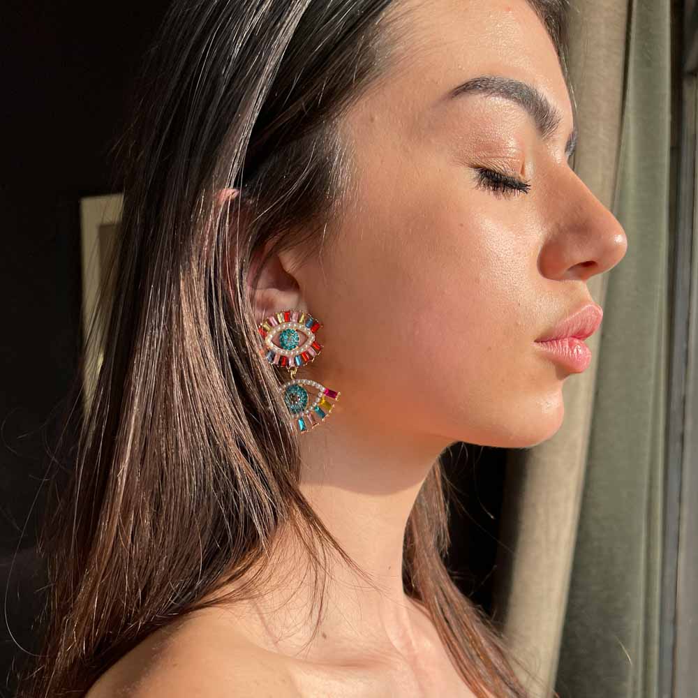 Palestro Milano Orecchini Doppi Occhi