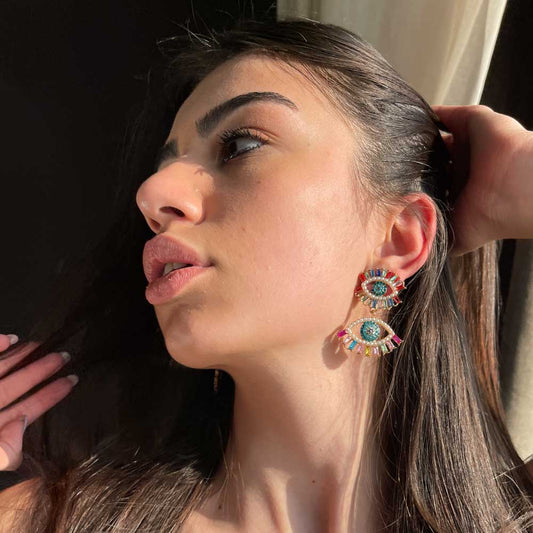 Palestro Milano Orecchini Doppi Occhi