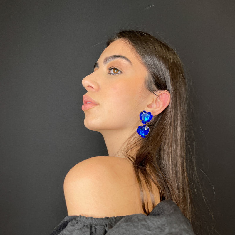 Palestro Milano Orecchini Doppio cuore