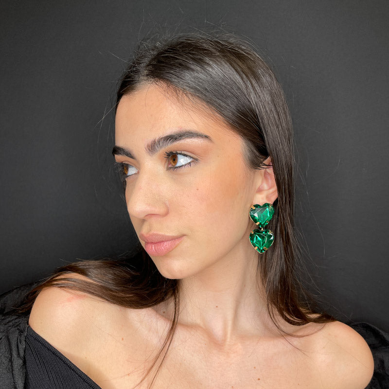 Palestro Milano Orecchini Doppio cuore