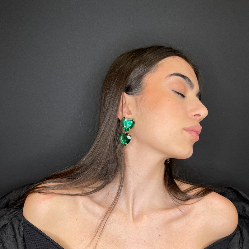 Palestro Milano Orecchini Doppio cuore