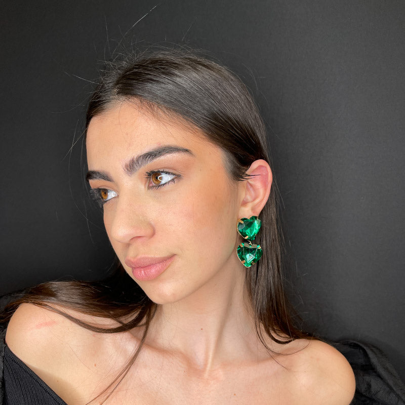 Palestro Milano Orecchini Doppio cuore