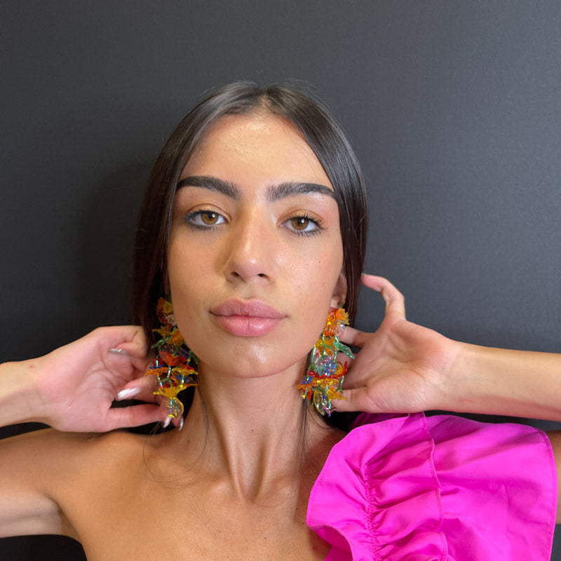 Palestro Milano Orecchini Fantasia di Fiori