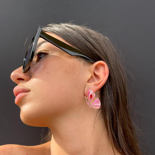 Palestro Milano Orecchini Farfalle colorate