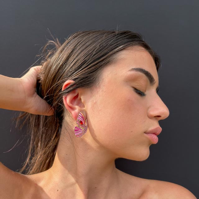 Palestro Milano Orecchini Farfalle colorate