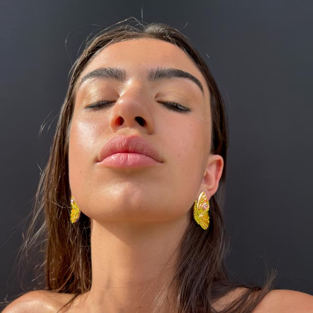 Palestro Milano Orecchini Farfalle colorate