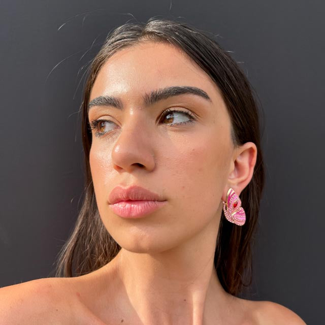 Palestro Milano Orecchini Farfalle colorate