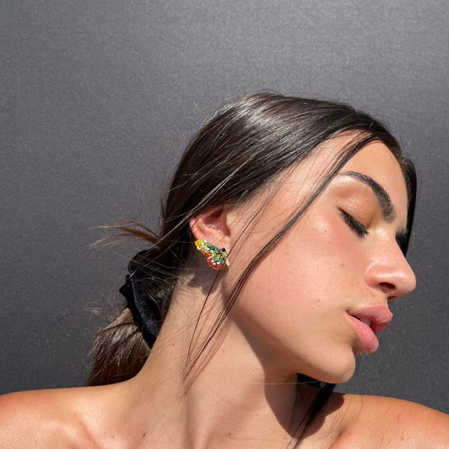 Palestro Milano Orecchini Farfalle in volo mini