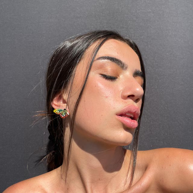 Palestro Milano Orecchini Farfalle in volo mini