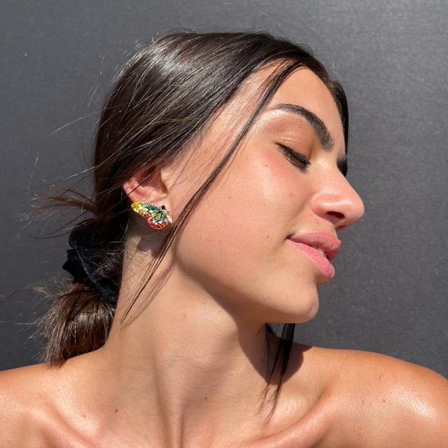 Palestro Milano Orecchini Farfalle in volo mini