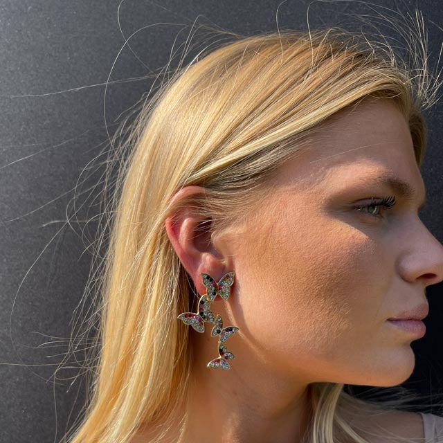 Palestro Milano Orecchini Farfalle incantate