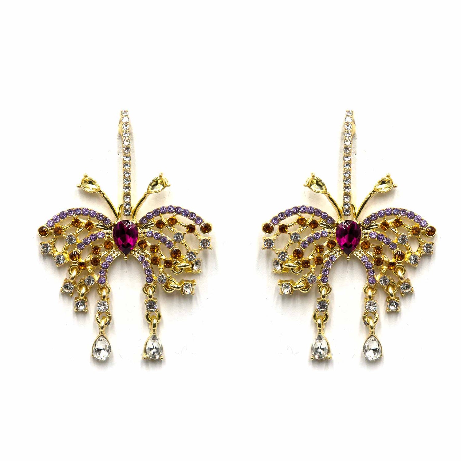 Palestro Milano Orecchini Farfalle Luminose