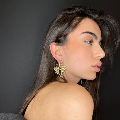 Palestro Milano Orecchini Farfalle Luminose