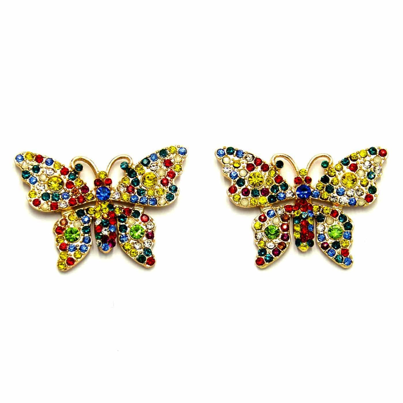 Palestro Milano Orecchini Farfalle Multicolor - New Collection