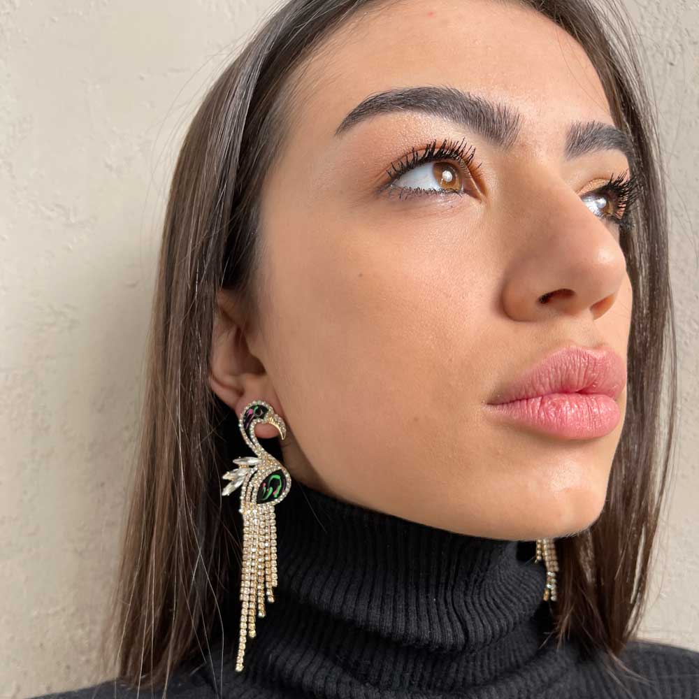 Palestro Milano Orecchini Fenicotteri