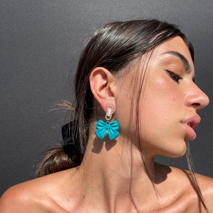 Palestro Milano Orecchini Fiocchetti Luccicosi