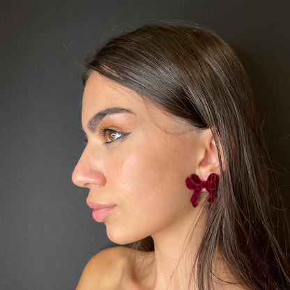 Palestro Milano Orecchini Fiocchi in Velluto