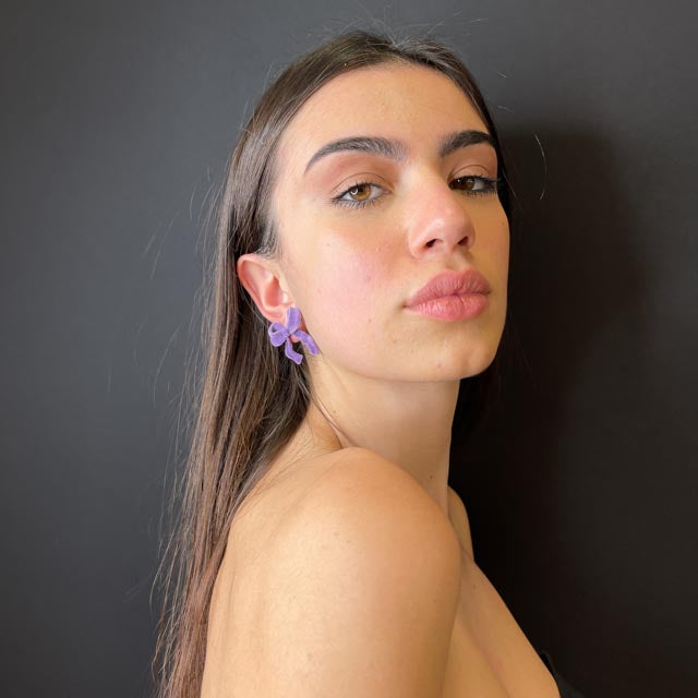 Palestro Milano Orecchini Fiocchi in Velluto