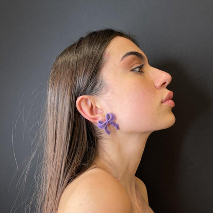 Palestro Milano Orecchini Fiocchi in Velluto