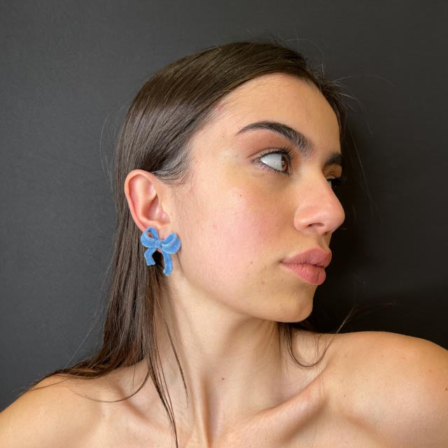 Palestro Milano Orecchini Fiocchi in Velluto