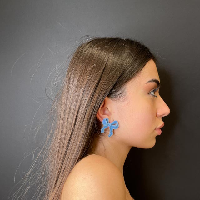 Palestro Milano Orecchini Fiocchi in Velluto