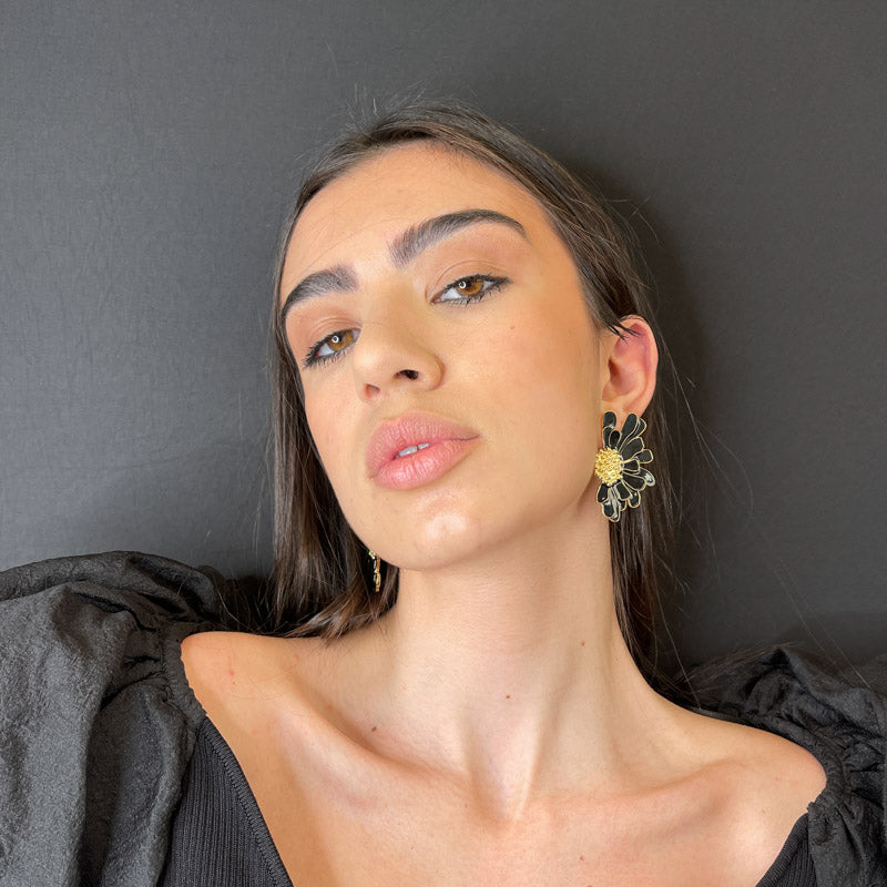 Palestro Milano Orecchini Fiori d'Oro