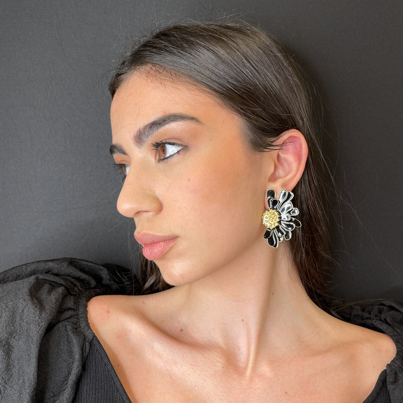 Palestro Milano Orecchini Fiori d'Oro