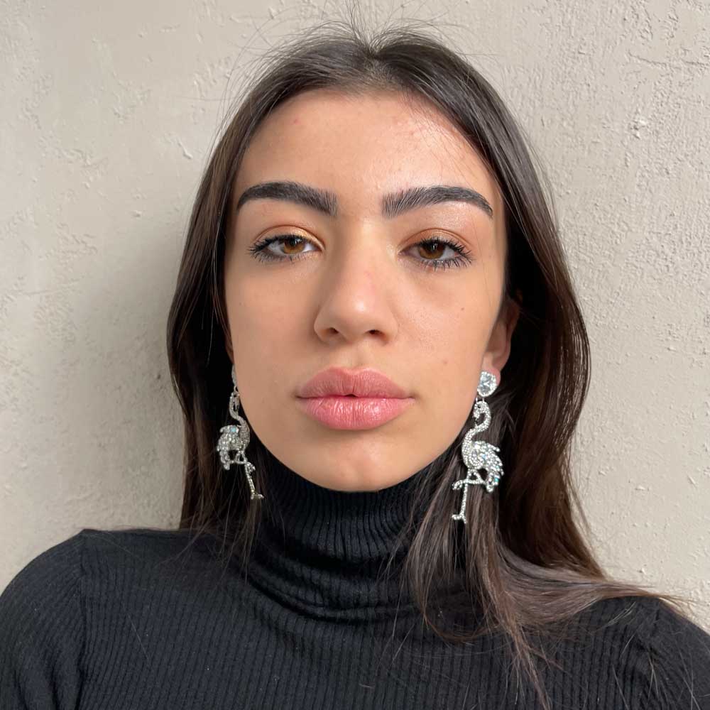 Palestro Milano Orecchini Flamingos