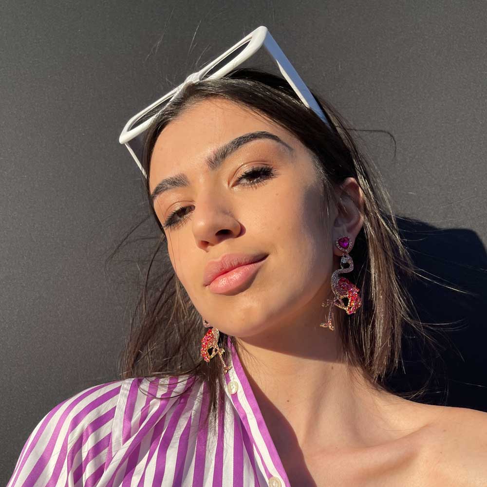 Palestro Milano Orecchini Flamingos