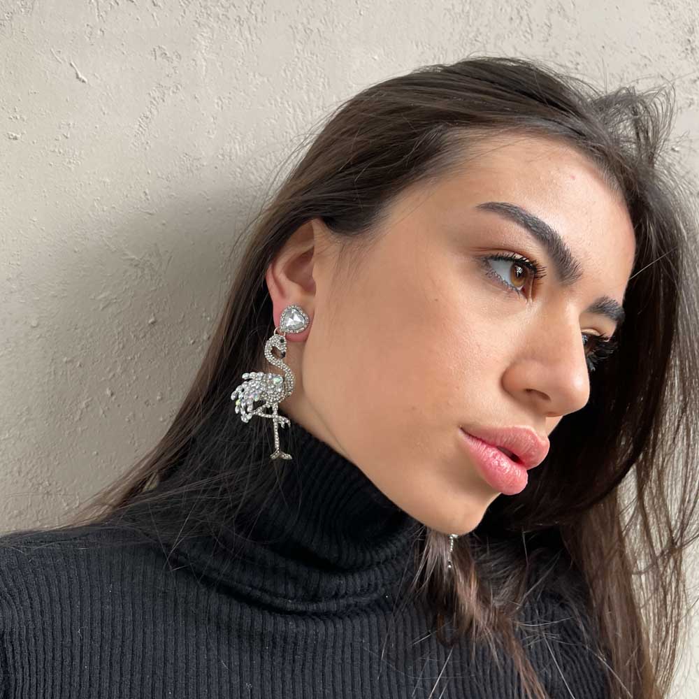 Palestro Milano Orecchini Flamingos