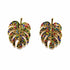 Palestro Milano Orecchini Foglia Tropicale