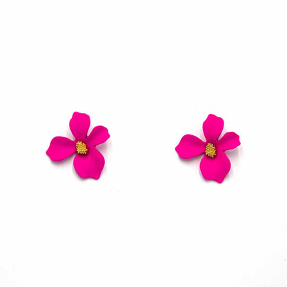 Palestro Milano Orecchini Fucsia Fiorellini