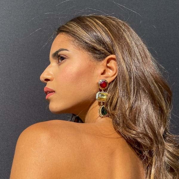 Palestro Milano Orecchini Gemme Orientali