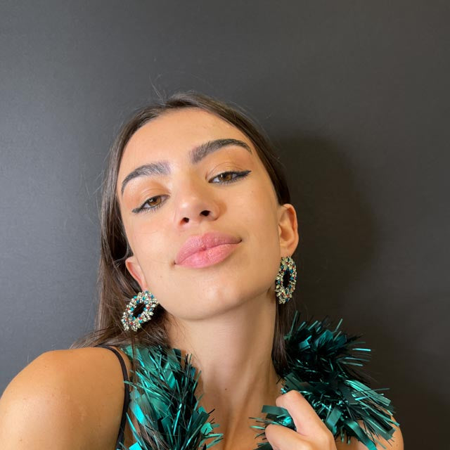 Palestro Milano Orecchini Ghirlanda Natalizia Classic